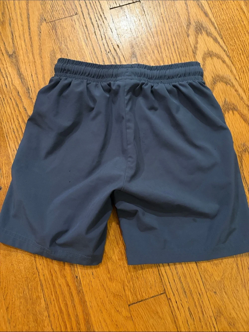 Kids' Elastic Waist Active Shorts in Charcoal Gray